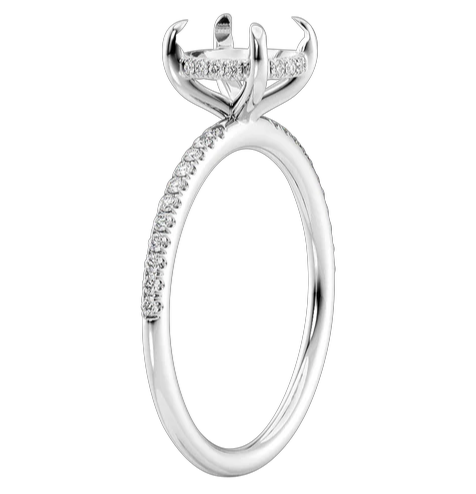 Engagement ring setting
